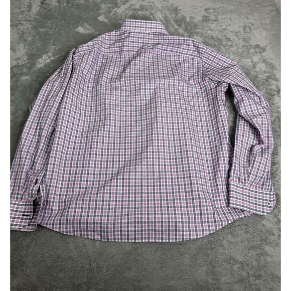 UNTUCKit Wrinkle Free Long Sleeve Button Down Shirt Men's Size XL Pink - Picture 2 of 8